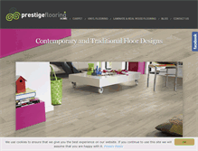 Tablet Screenshot of prestigeflooring-uk.com